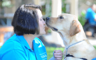 Canine Companions for Independence provides assistance dogs to wounded veterans through the Wounded Veterans’ Initiative.