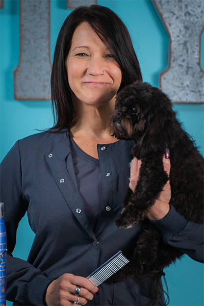 Kim Needre, Groomer, Harmony Pet Resort & Spa